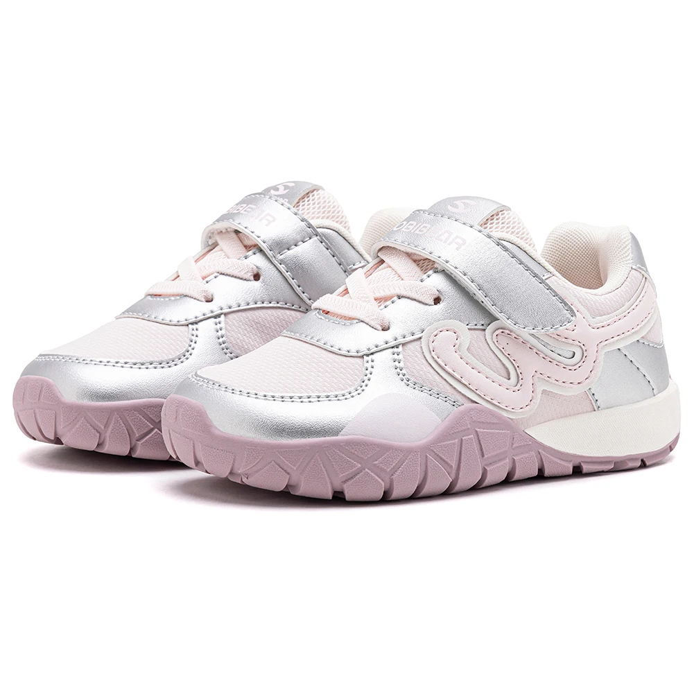 HOBIBEAR Kinder-Sneaker mit breiter Zehenbox, Kleinkind-Sneaker mit Klettverschluss, atmungsaktive Wanderschuhe, rutschfeste, leichte, sportliche Outdoor-Sneaker – Detail 6