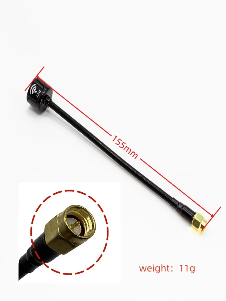 4.9GHz 3rd Generation Lollipop Antenna, High Gain Omnidirectional VTX Antenna for FPV Drone view 4