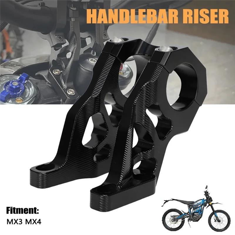 

Trending Motorcycle Handlebar Riser Mount For Talaria Sting MX3 MX4 Handle Bar Riser Bracket