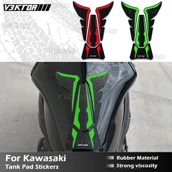 Motorcycle Rubber Tank Pad Sticker Protector Decal For Kawasaki z900 750 z1000 sx ninja 400 vulcan s versys 650 1000 er6n zx6r