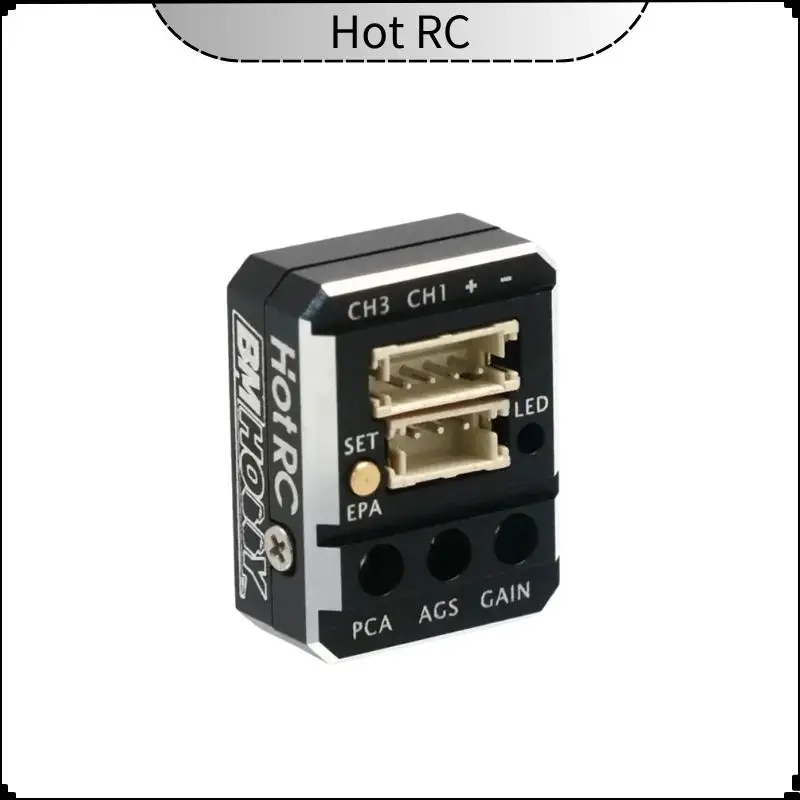 HotRC F11 カージャイロ ミニメタルジャイロスコープ PWM 3.5-9V Jst1.5 RCオンロードモデル ドリフトレーシング ラリーボート ラジコンカー用