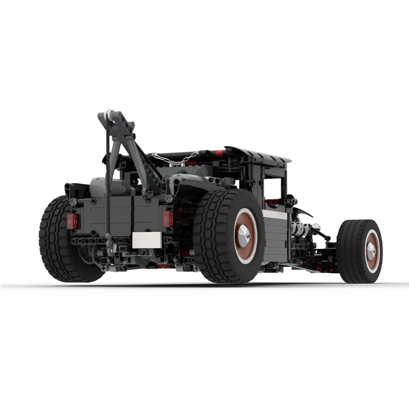 MOC-39517 Nuevo modelo clásico de bloques de construcción de remolque de carga de los años 90, 1641 piezas, juguete para regalo de cumpleaños creativo para niños y niños