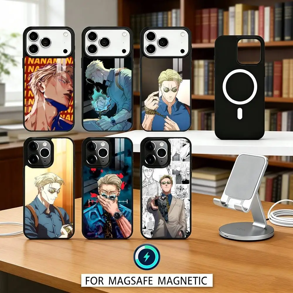 

Anime K-Kento N-Nanami Phone Case For iPhone 17,16,15,14,13,12,Pro,Max For Magsafe Magnetic Wireless Charging