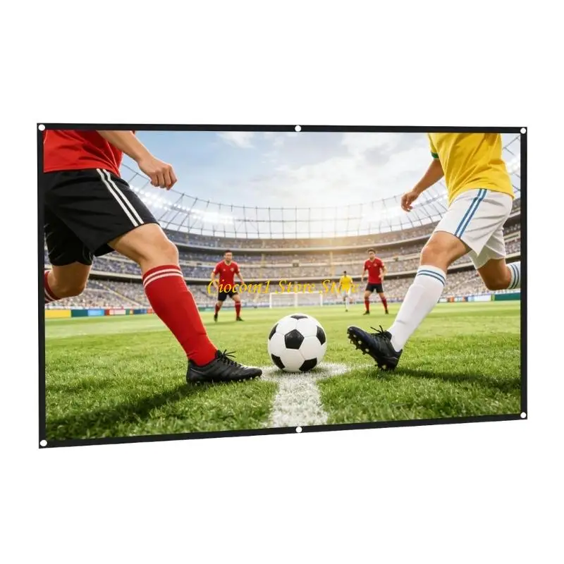 A3PC Portable Projector Screen 16:9 Format High Reflectivity Polyester For Movie