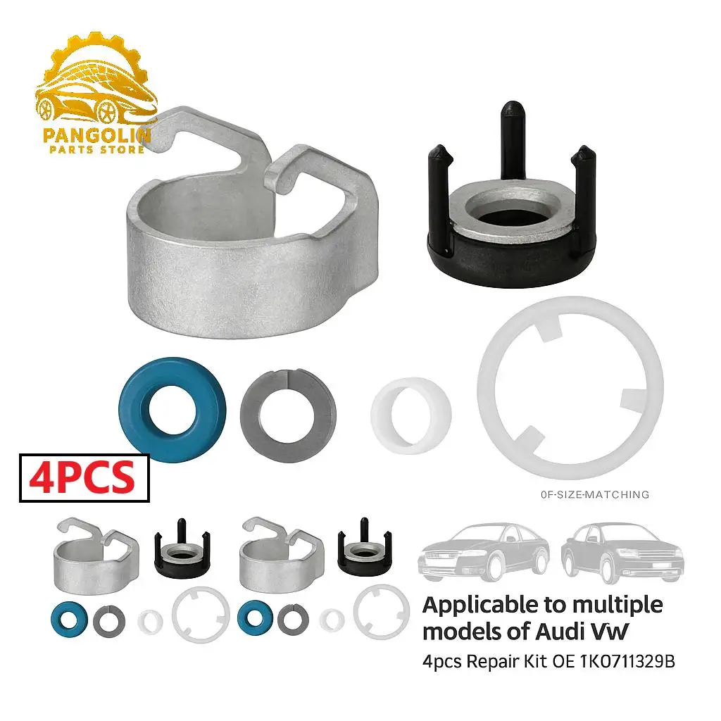 

4pcs Fuel Injector O-ring Seal Kit For AUDI A4 Q5 VW Jetta CC 1.8 2.0T 06H998907A 06J998907D 06J998907B Car Accessories