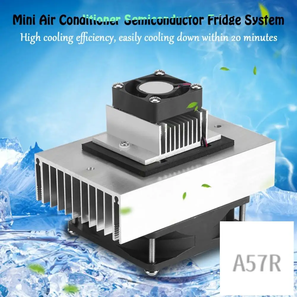 

7R-DIY Cooling System Kit Semiconductor Thermoelectric Peltier Refrigeration Cooling System Air Conditioner Cooling System