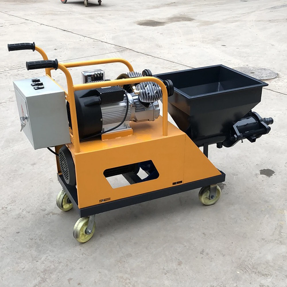 Mortar Spray Machine Cement Plastering Powder Sprayer