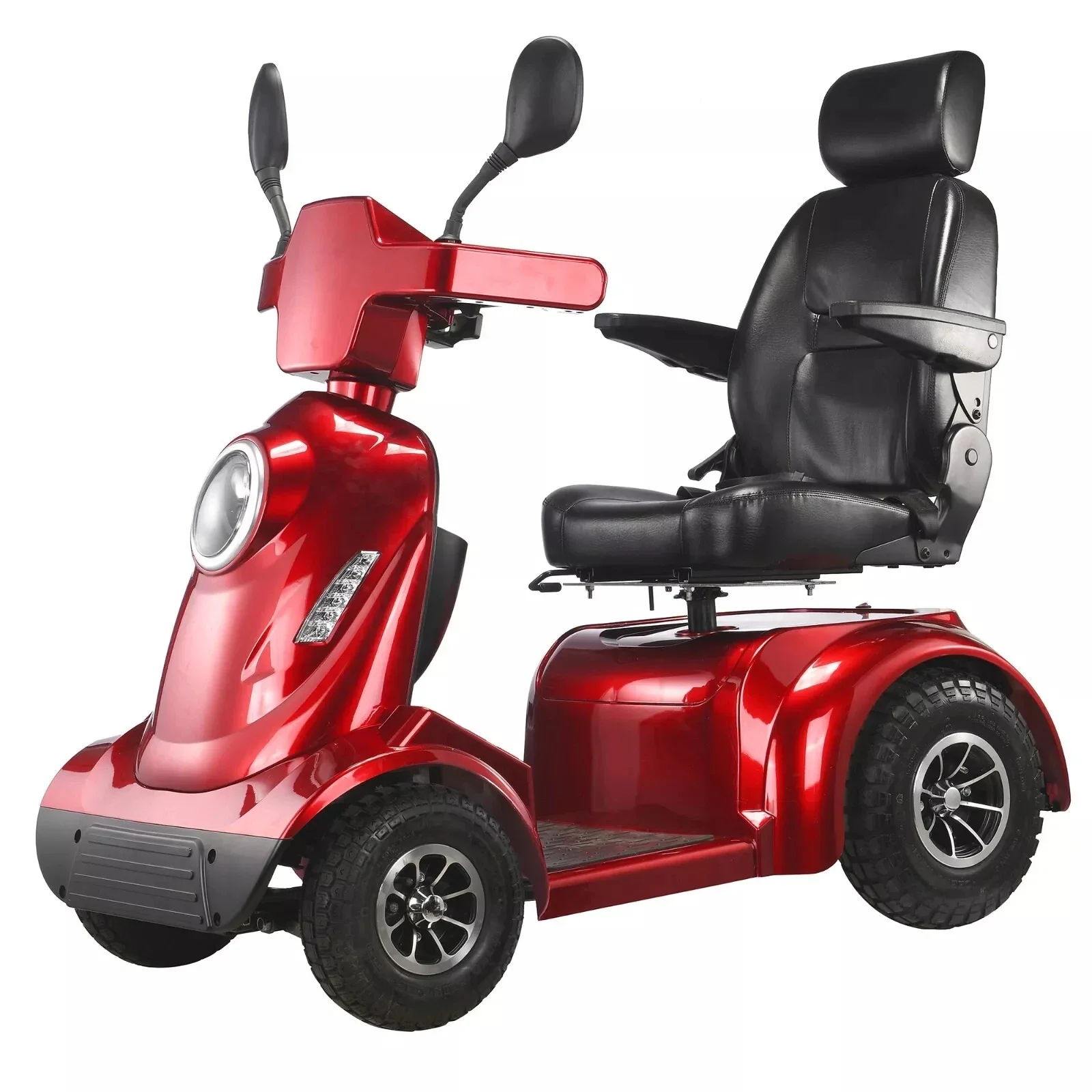 Compact 4 Wheel Mobility Scooter with Display Foldable Electric Scooter for Seniors and Adults Top Speed 9 miles Scooters