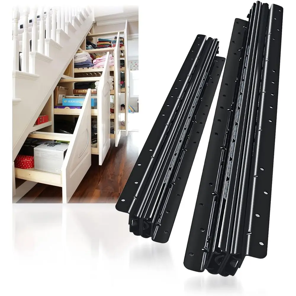 

Undermount Heavy Duty Der Slides ull Extension Bottom Mounted 16 24 32 40 Inch Hidden Under Ball Bearing Metal Rails Track Guide