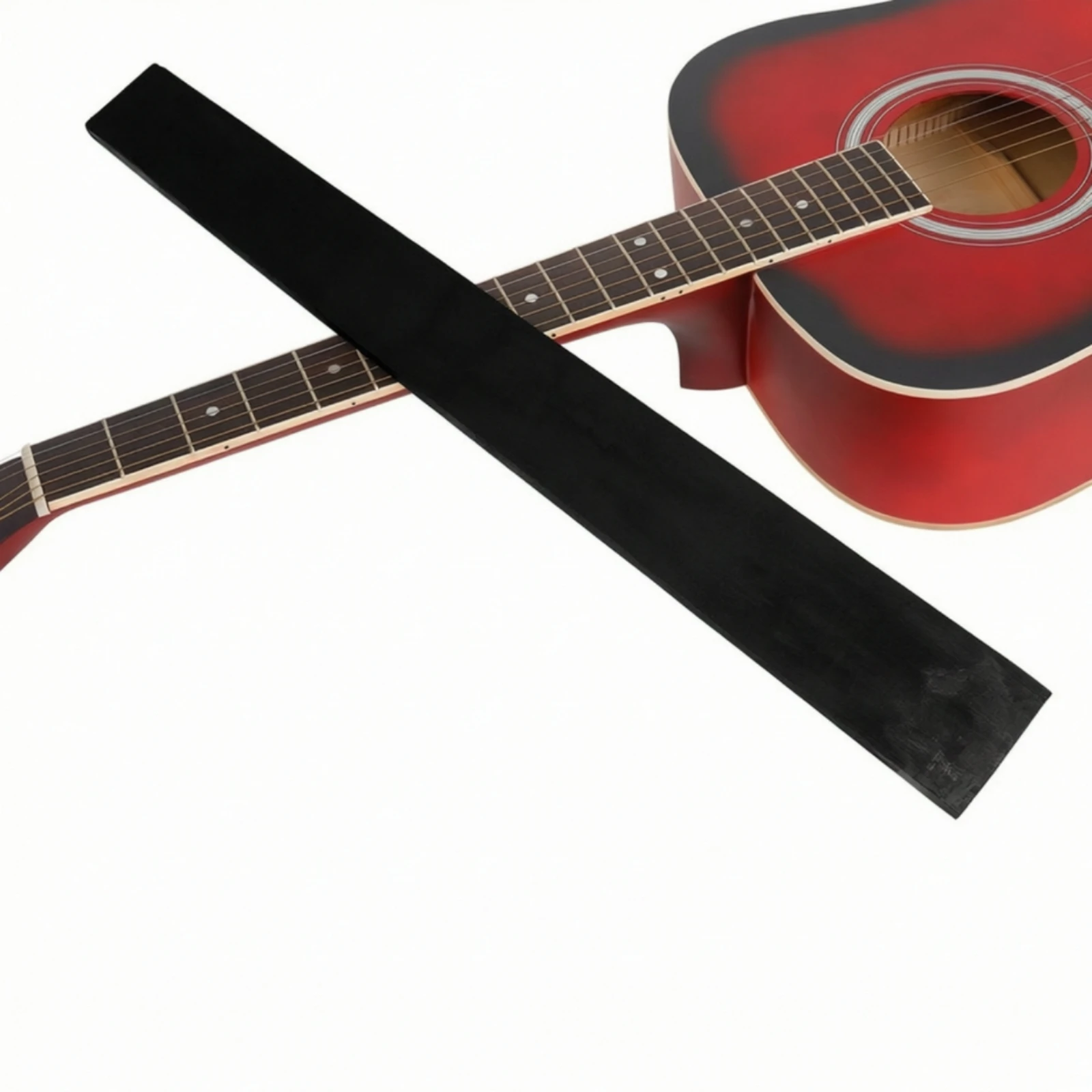Ebony Fingerboard Blank Wear-Resistant Bass Fingerboard Blank Finger Plate Dense Lumber Stable for Luthier, Instrument Repair - view 5
