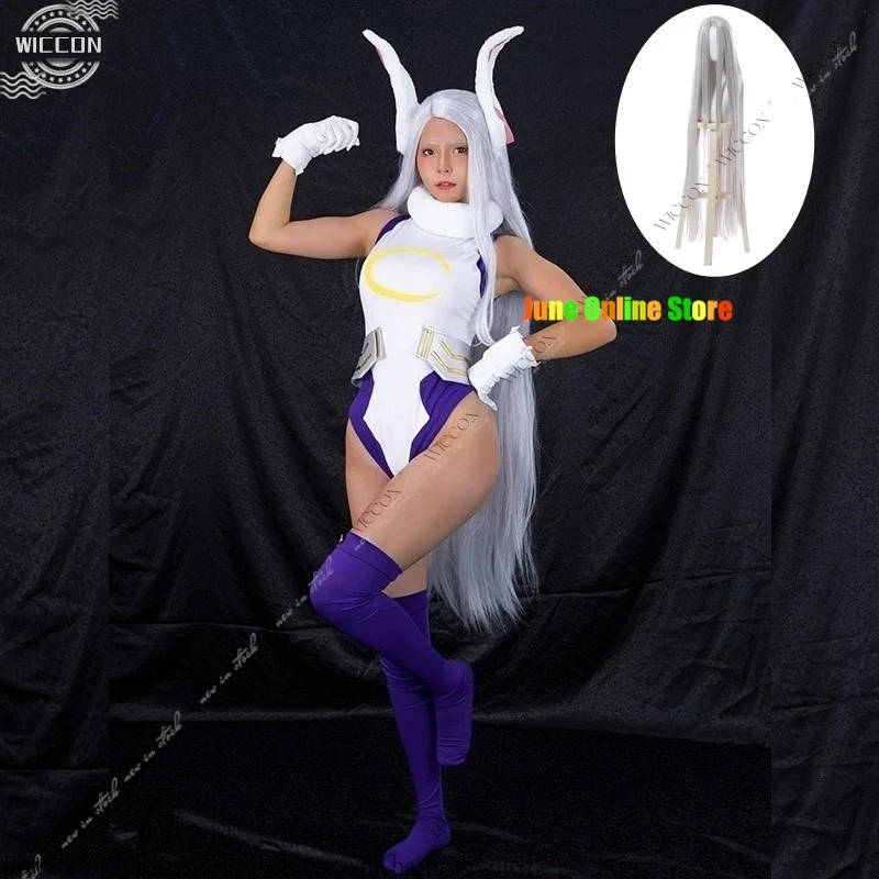 Rabbit Hero: Miruko Anime Woman Cosplay Wig Cos Women's Costume Figures Cosplays Costumes Halloween Men's Adult Disguise Clothes