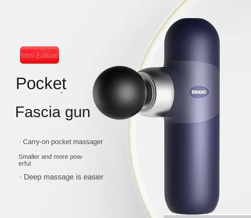 Mini Fascia Gun Muscle Vibration Massager Portable USB Charging Mini Massage Gun