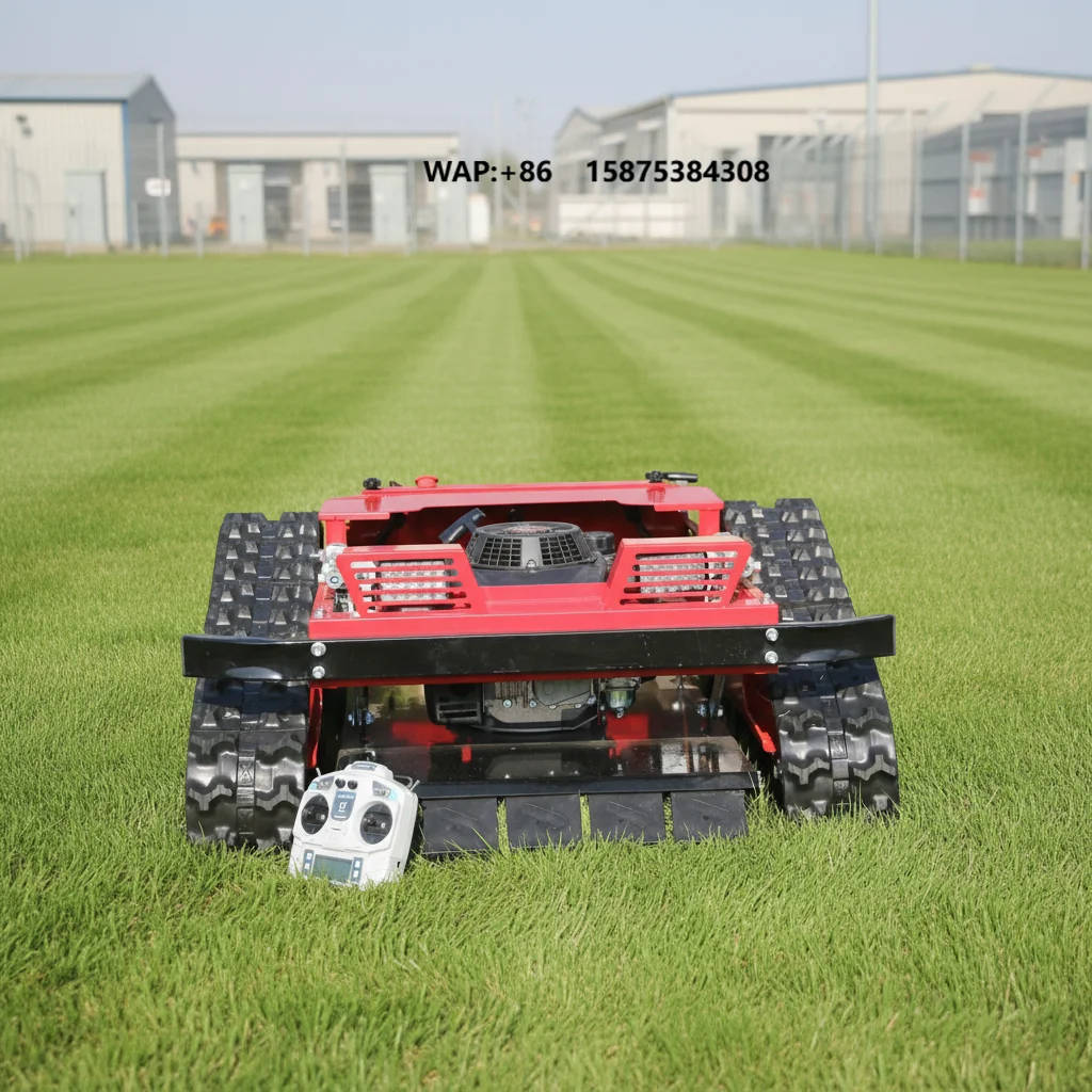 

500mm Cutting Width Remote Control Lawn Mower All Terrain Automatic Mowing Robot Grass Cutter