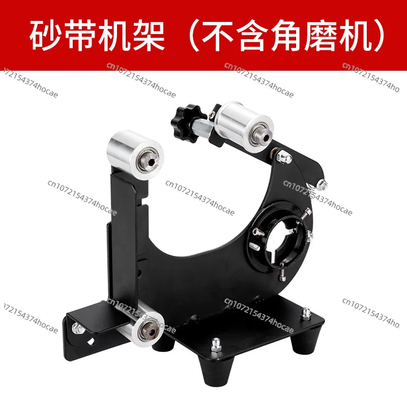 Belt Sander, DIY Miniature Angle Grinder, Modified Sandpaper Machine, Woodworking Grinding, Stainless Steel Polishing Bracket