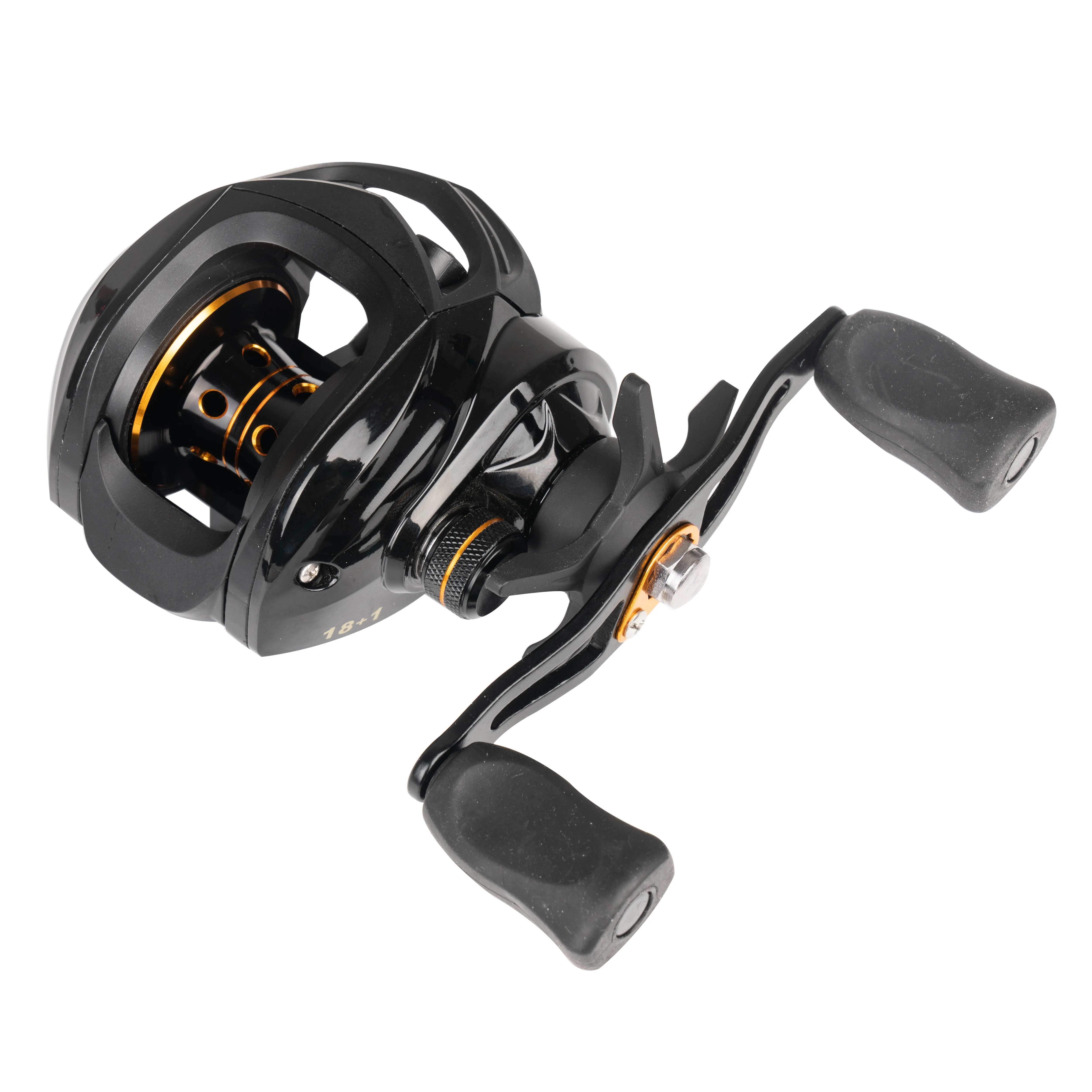 

HiUmi New Baitcasting Reel 7.1:1 High Speed 6KG Max Drag Fishing Reel For Bass in ocean environment Cheap Reel Lure Fishing