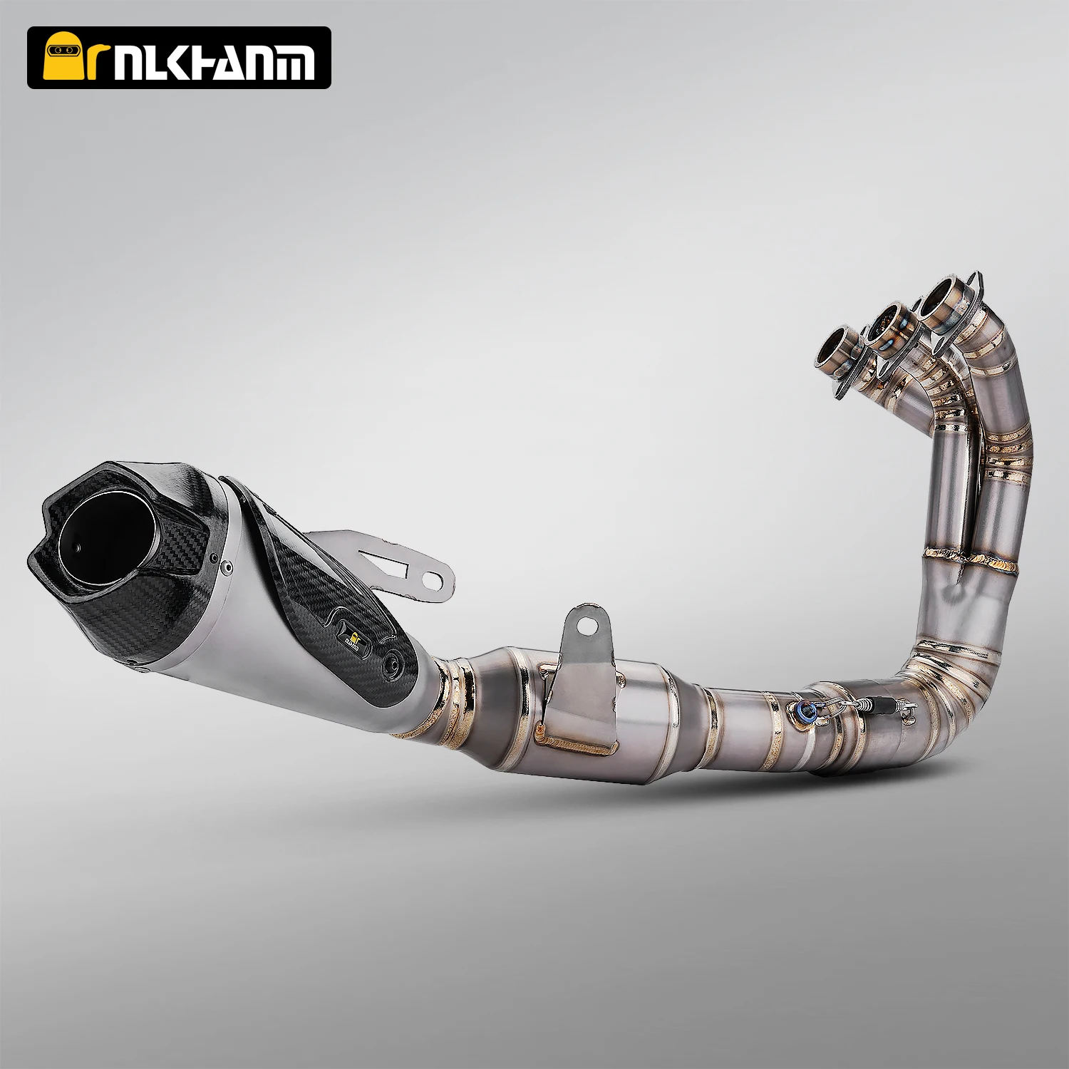 

Выхлопная система Aro V4 для мотоциклов MT09 FZ09 XSR900 2021-2025, 60 мм, передняя труба из титанового сплава с каталитическим нейтрализатором, накладная, нижняя.