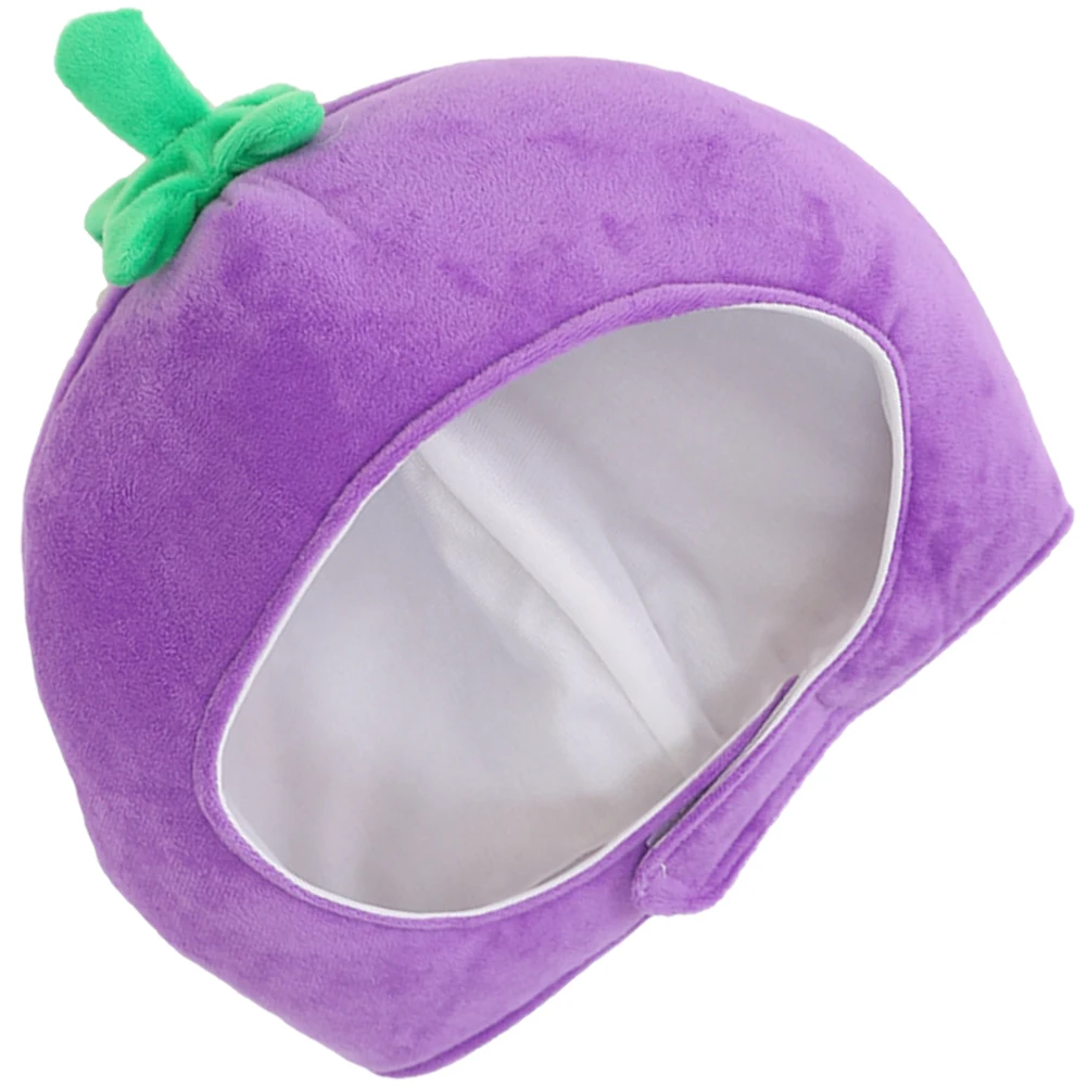 

Eggplant Hat Accessories for Adults Women Party Prop Novelty Halloween Birthday Festival Headwear