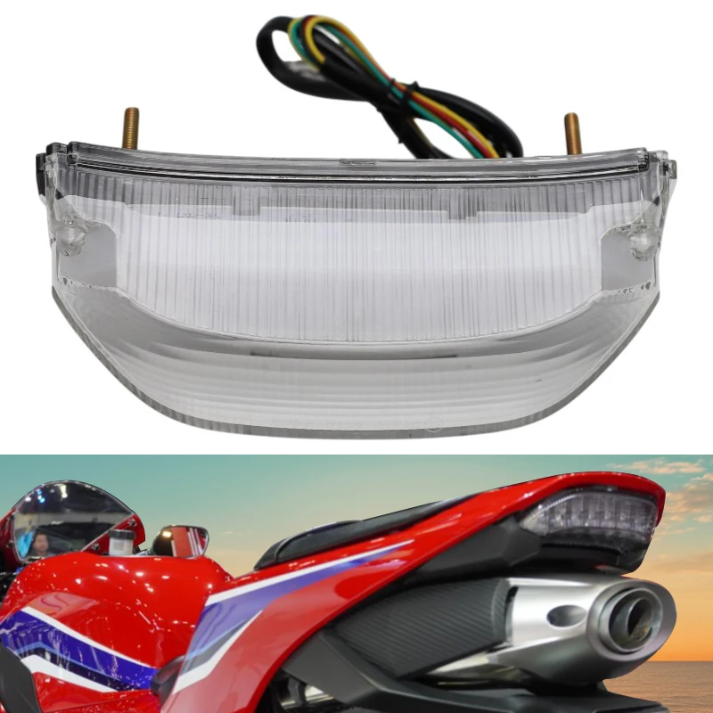 

For Honda CBR600RR CBR 600 RR CBR600 RR 2013-2023 2022 Motorcycle Rear Tail Light Brake Turn Signals Integrated LED Light