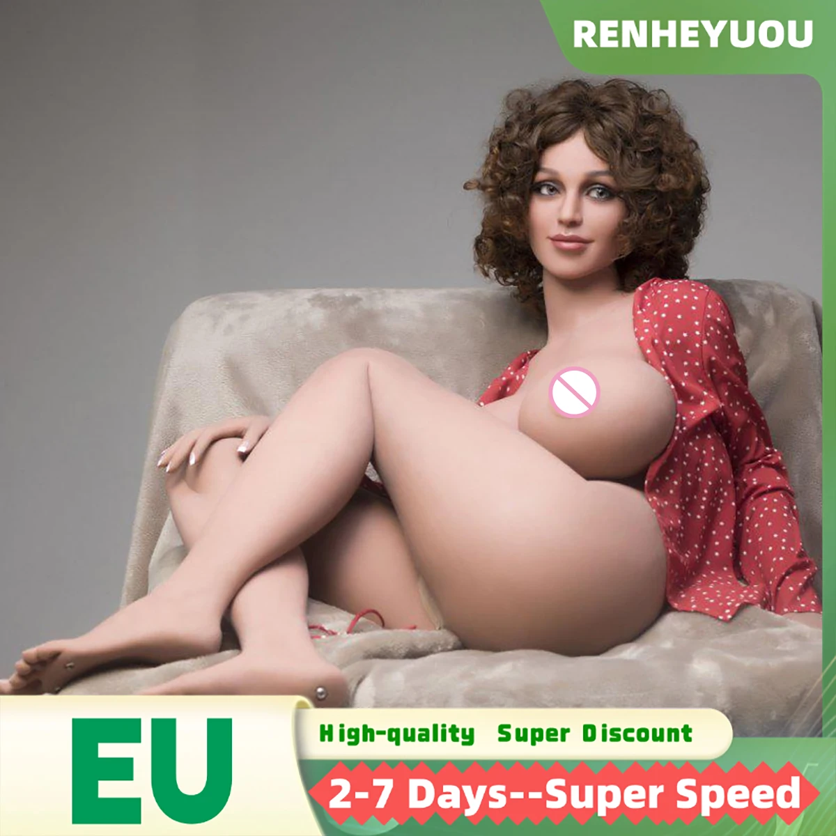 RENHEYUOU Sex Doll Full Size Silicone Realistic Oral Vagina Vagina Anal 1:1 Realistic Female Body Male Masturbator 18+