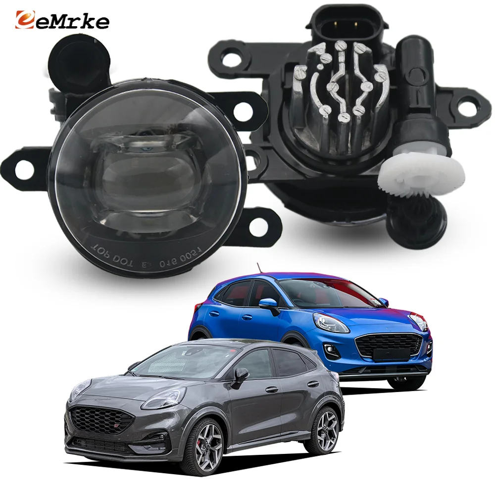 14W LED Fog Lights For Ford Puma 2 / Puma Titanium ST-Line 2019 2020 2021 2022 2023 Fog Driving Lamp DRL H11 Factory Replacement