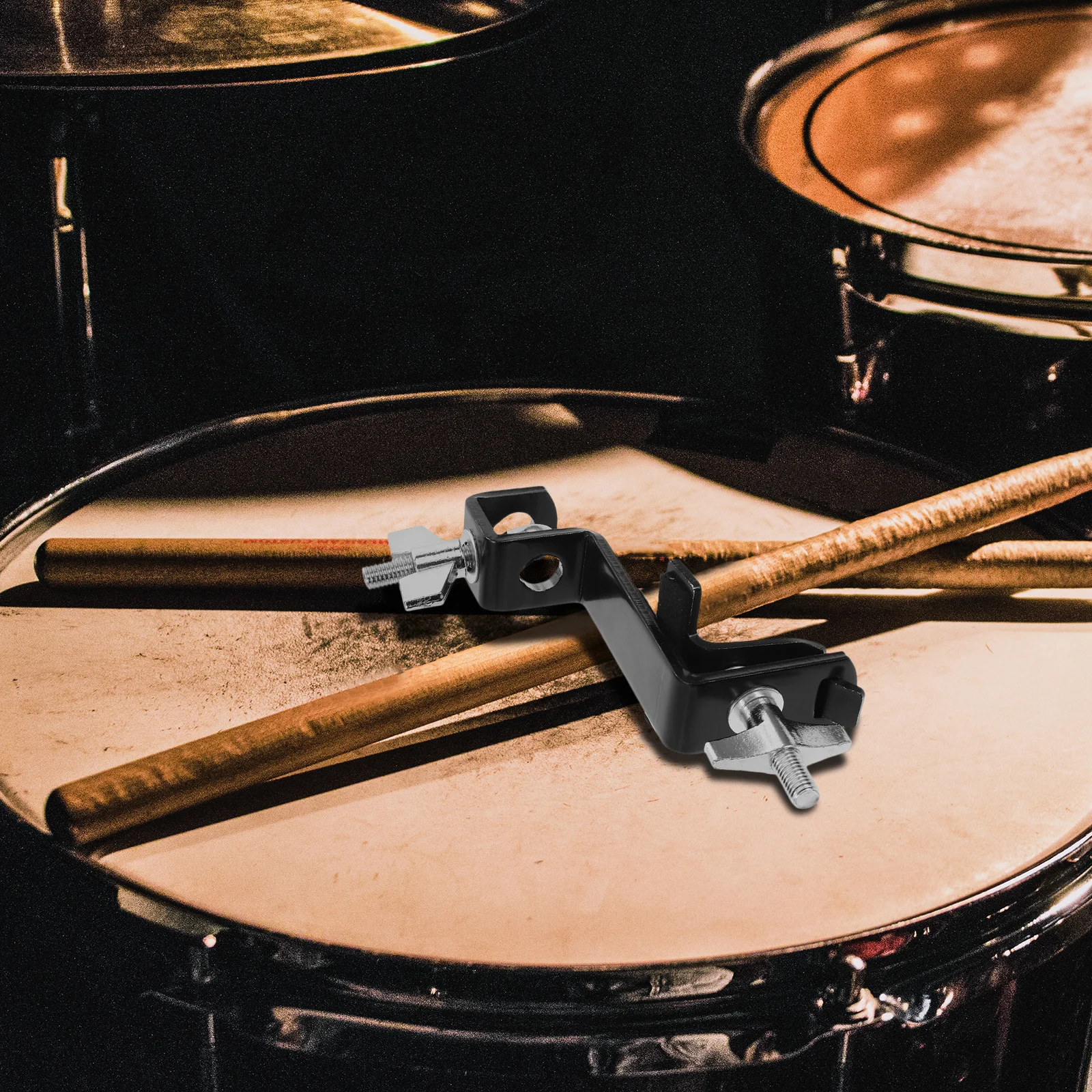 

Cowbell Clamp Adjustable Drum Mount Bracket Heavy Duty Cowbell Extension Clip Drum Hardware Mount Clamp Music Instrument Part,