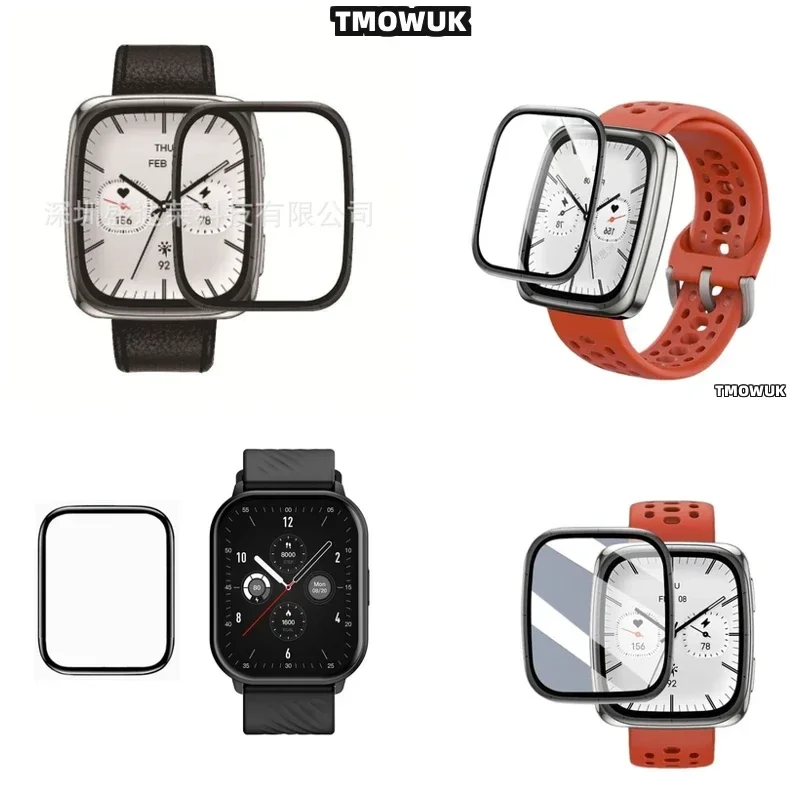 

For Amazfit Active 2 Square Screen Film, Translucent Soft Film For Smartwatch