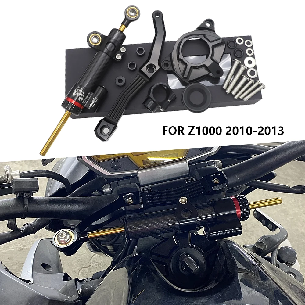 

Z1000 Motorcycle Accessories Aluminium Steering Stabilizer Damper Mount Bracket Kit For KAWASAKI Z1000 Z 1000 2010 2011 12 2013