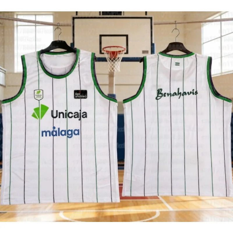 Spanish Basketball 2026 Basketball Sports Tank Top Baloncesto M Á Laga Basketball Shirt Set Kendrick Perry 55 Shirt Set