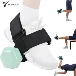 1/2pcs Dumbbell Ankle Strap Foot Strap Leg Muscle Strengthen Training Calves Shins Workout Tibialis Trainer Dumbbell Webbing