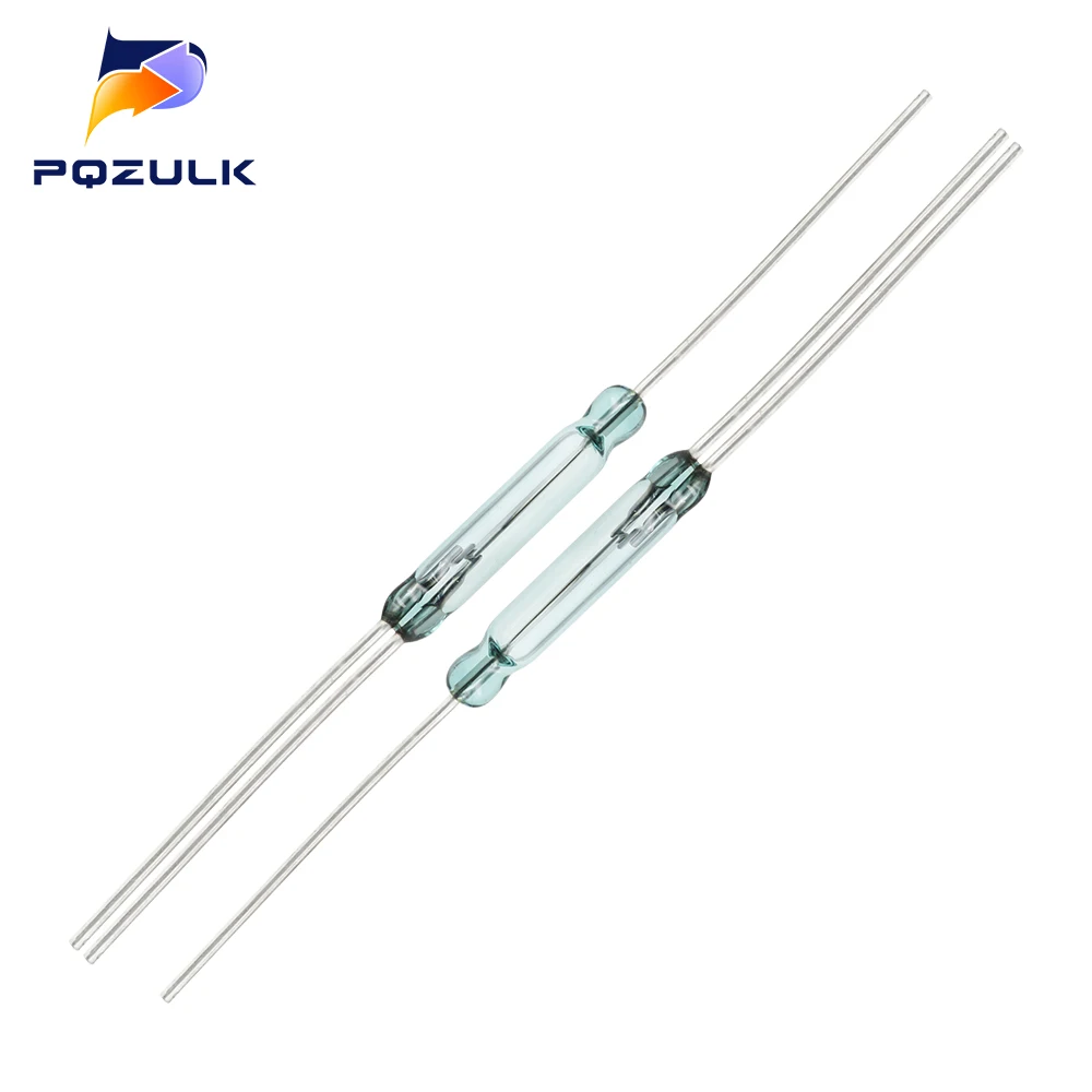 5Pcs Reed Switch 3 pin 2.5X14MM Magnetic Switch Normally Open and Normally Closed Conversion