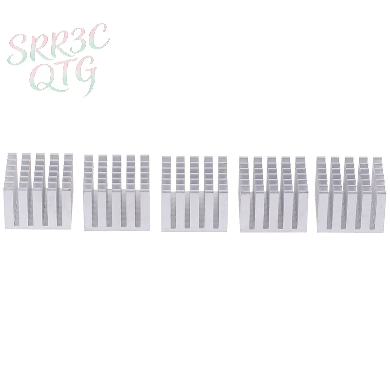 5Pcs 20x20x15mm Cooling Accessories DIY Heatsink CPU GPU Chip Aluminum Heatsink