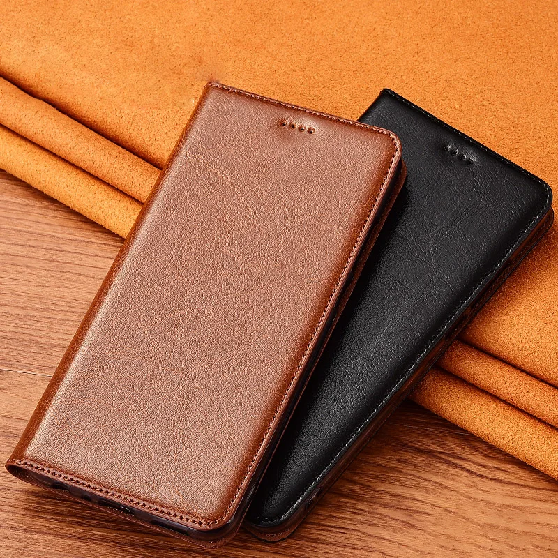 

Luxury Genuine Leather Case Cover for XiaoMi Poco F1 F2 F3 F4 C3 C31 C40 M2 M3 X2 X3 X4 GT NFC Pro Flip Protective Shell