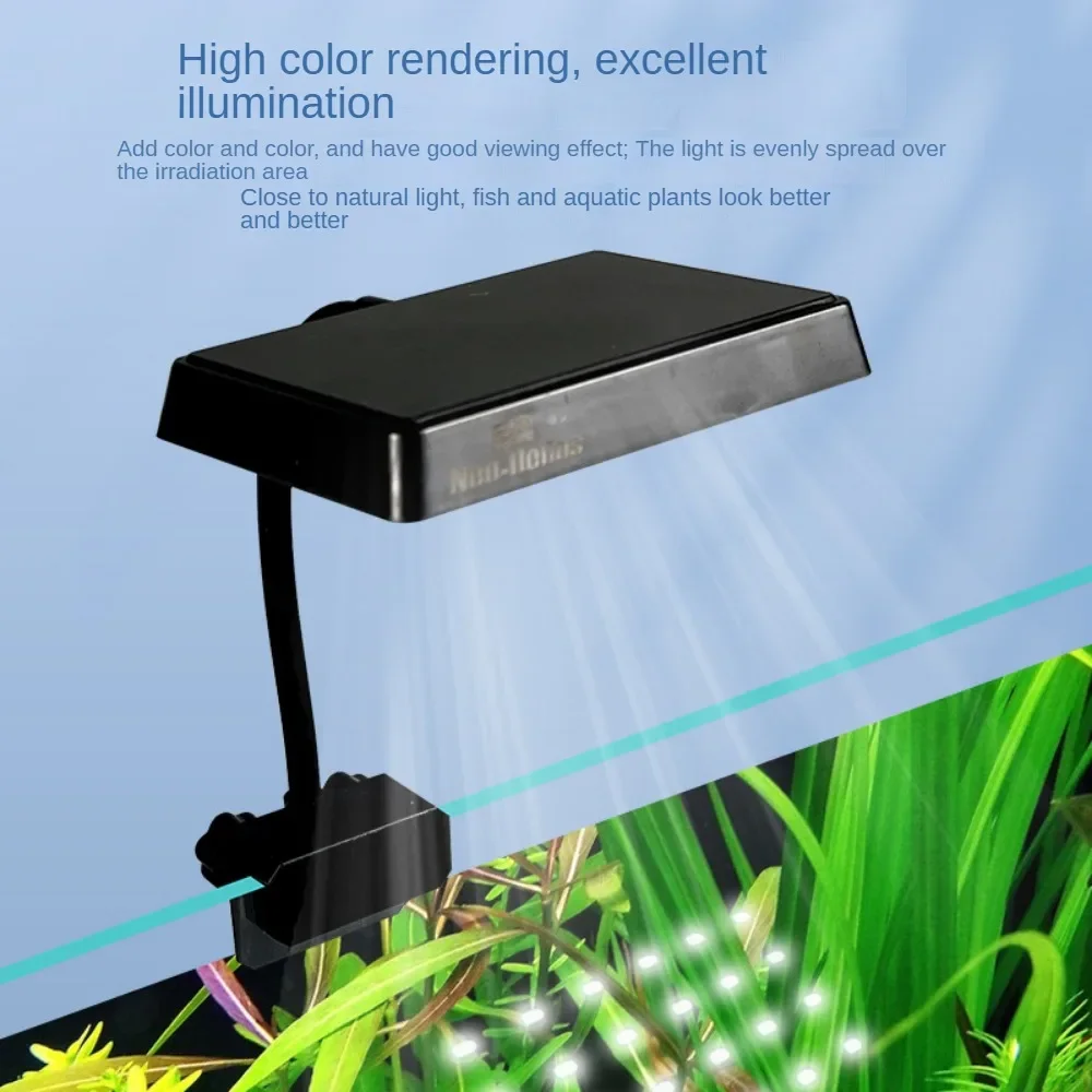 

RGB Brightening Fish Tank Light Water Plants Growing LED Full Spectrum Aquarium Accessories Bottle Landscaping Lighting Peceras