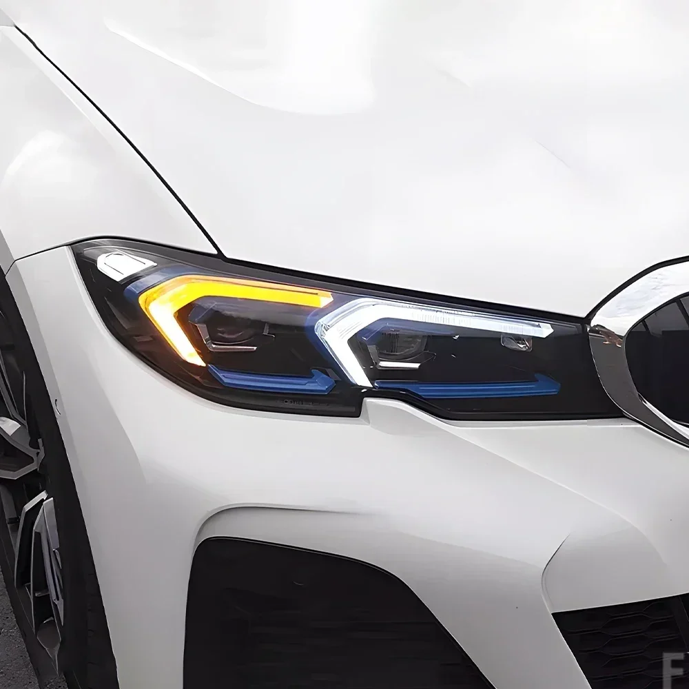

Для BMW 3 серии G20 320i 325i 330i 2020-2022 светодиодные автоматические фары в сборе, обновление нового стиля, аксессуары для динамических линз проектора