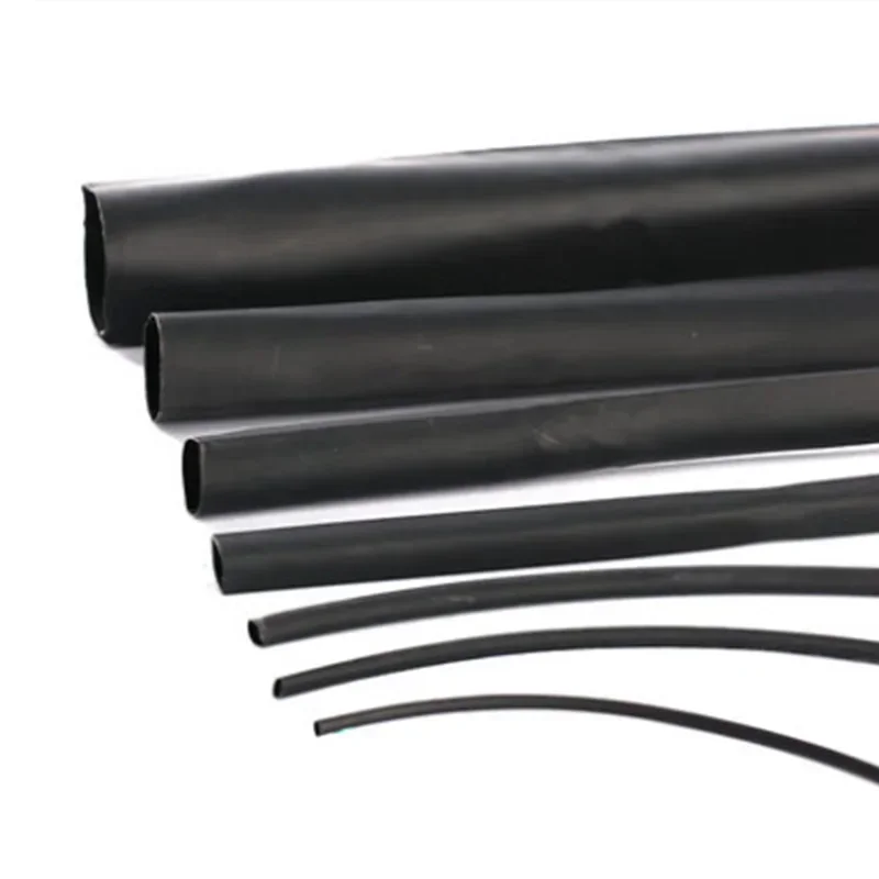 2:1 Black 1 2 3 5 6 8 10mm Diameter Heat Shrink Heatshrink Tubing Tube Sleeving Wrap Wire Sell DIY Connector Repair