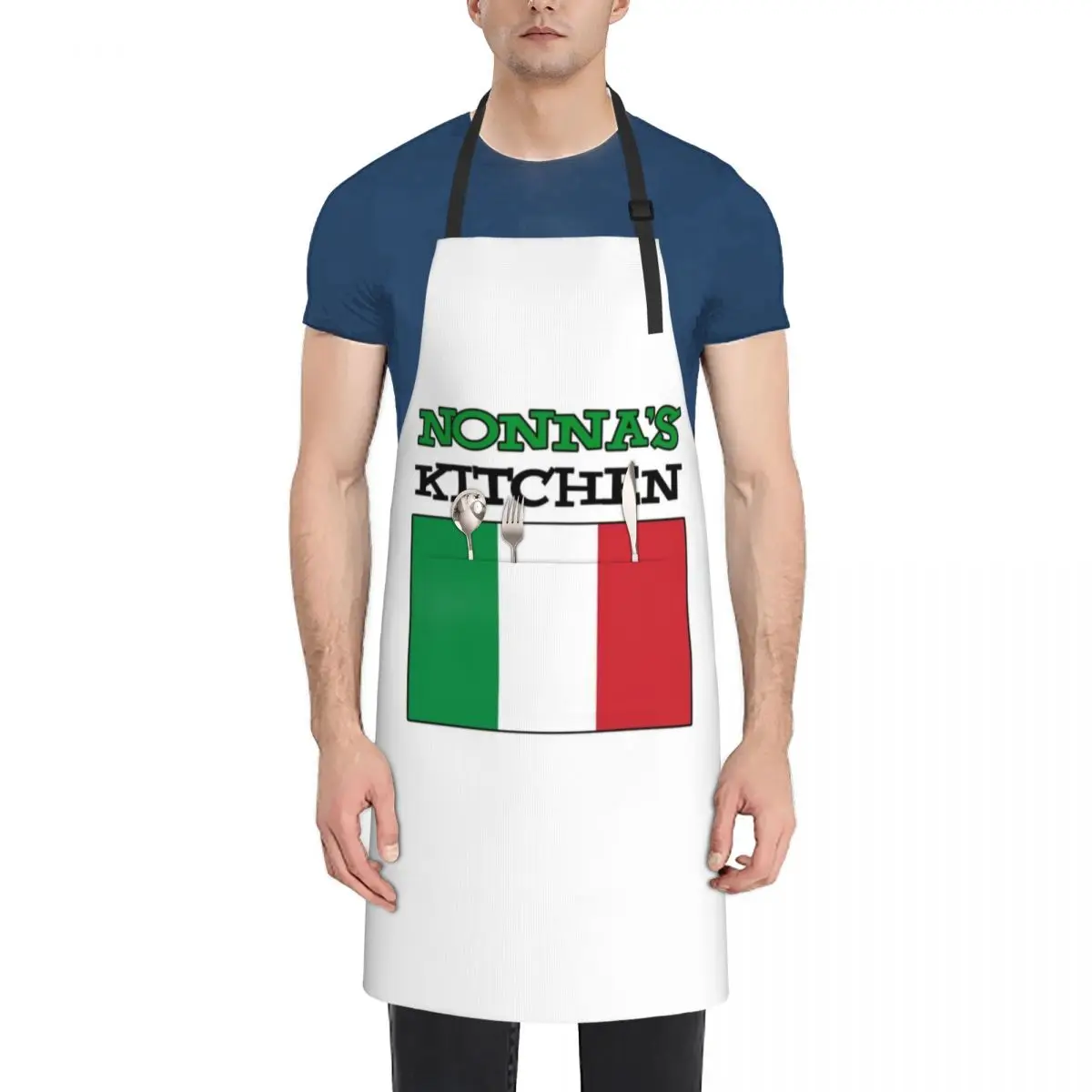 

Nonna's Kitchen Featuring Italian Flag Apron professional hairdresser painters Apron