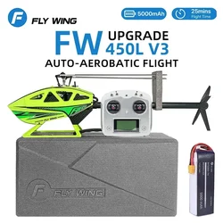 Flywing FW450l V3 Rc Helicopters Toys 6ch Adults Remote Control Helicopter Model PNP RTF 3D GPS Automatic Return RC Helicopter