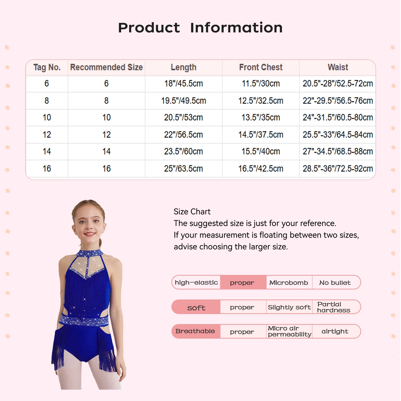 Kids Girls Latin Dance Leotard Sheer Mesh Cutout Back Shiny Rhinestones Sleeveless Tassels Skirted Bodysuit Jazz Tango Dancewear - Image 5