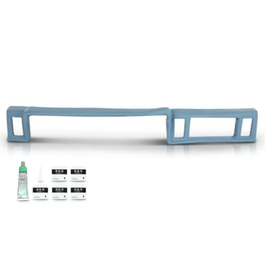 Light Blue TPE Dashboard Bezel for Ford Ranger 1983-1987 S/XLT/STX/Custom Instrument Panel Cover Compatible with PIT66