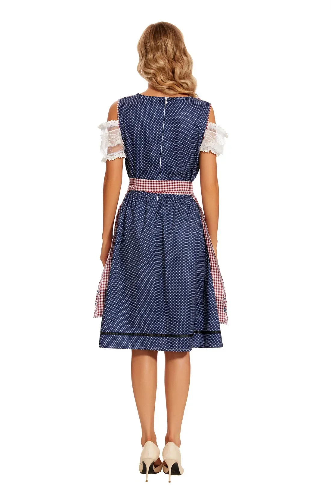 German Bavarian Oktoberfest Costume Beer Skirt Women's National Costume Traditional Festive Outfit for Parties