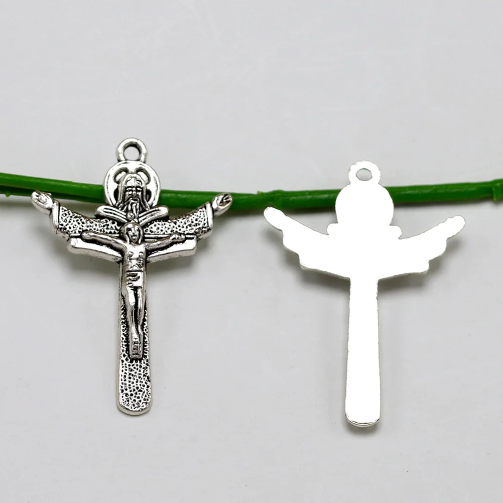 

10Pcs Unique Design Cross Pendant Set Ideal for DIY Jewelry Making Crafts Gift for Lovers Friends Family Charm Pendant