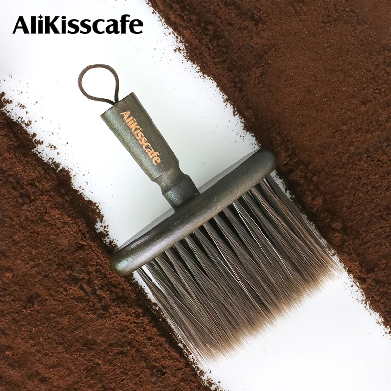 Alikisscafe Kaffeemühle Reinigungsbürste Holz Reinigungsbürste 51mm 54mm 58mm Küche Espressomaschine Zubehör Barista Werkzeug
