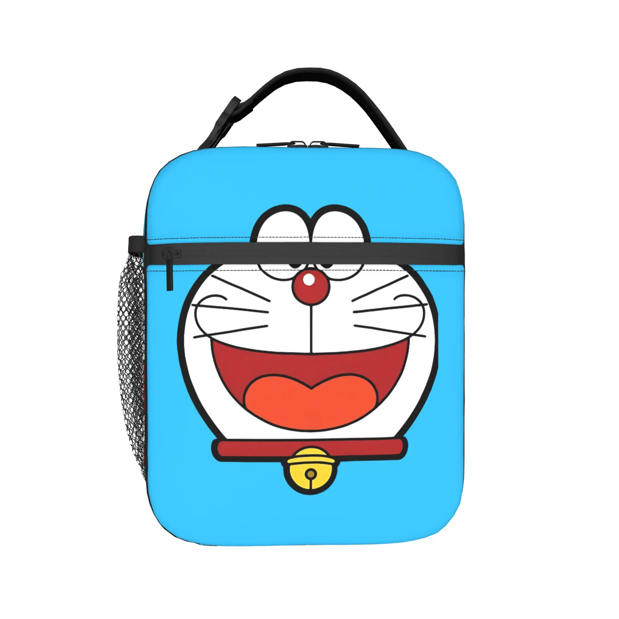 

doraemons blue cats Insulated Lunch Bag for Men Women Food Container Portable Thermal Cooler Bento Box For Travel