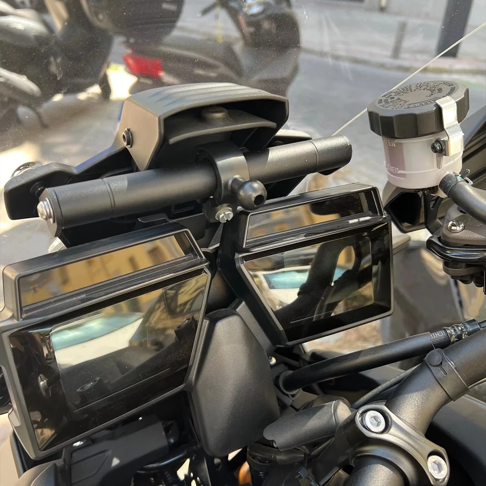 Moto Dash Stabilizzatore Anti Vibrazione Staffa di Navigazione GPS Del Telefono Staffa Per Yamaha Tracer 9GT 9 GT 900 GT 900GT 2023 2024