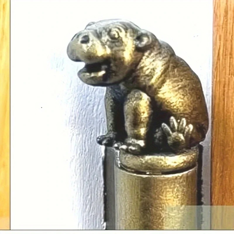 1 Stück Festival-Dekorationen, bronzefarbene Türscharniere, Tiermotive, wie magnetische Schränke und dekorative Statuen für Heimbüros – Detail 4