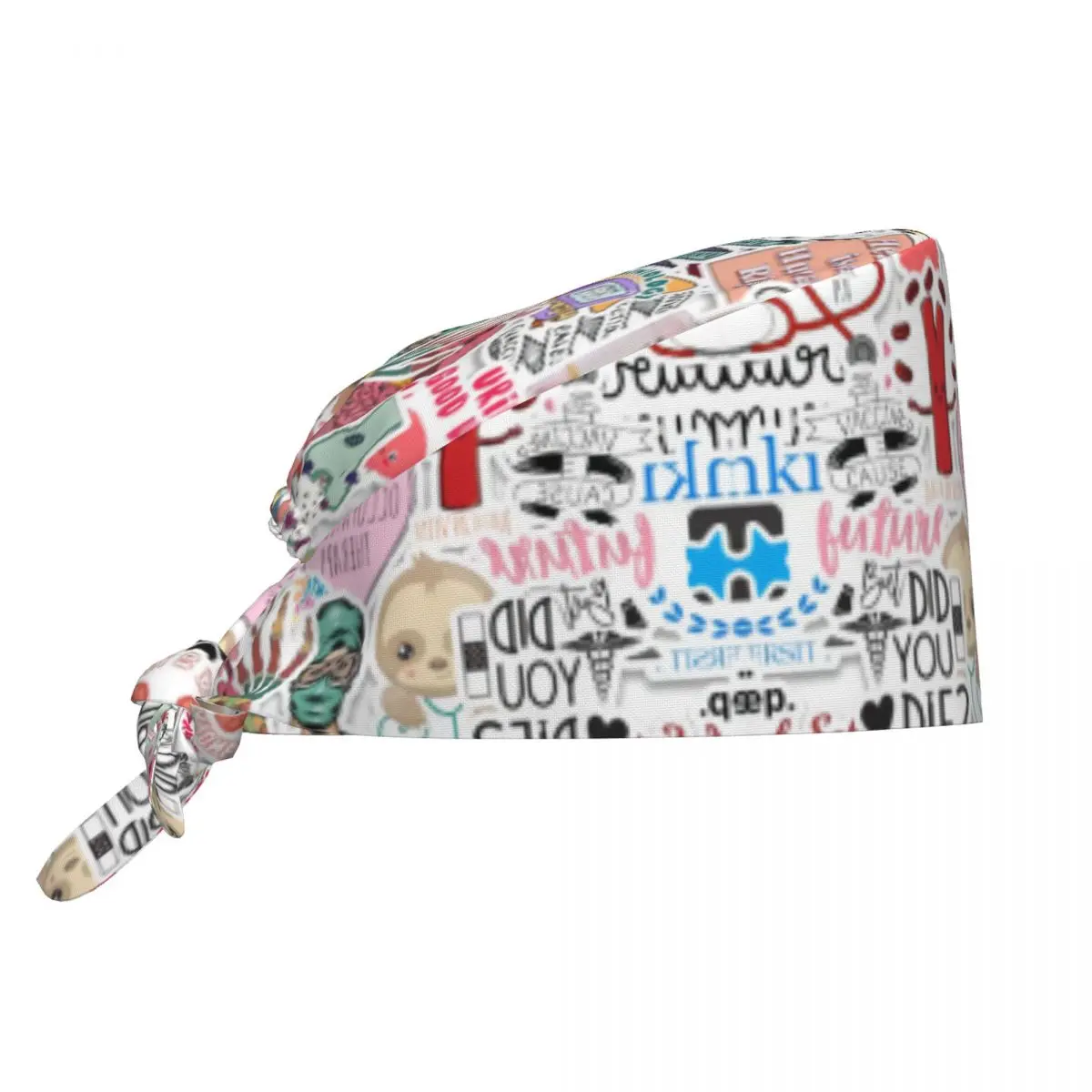 

Медицинская дышащая шапка для врача и медсестры на заказ, хирургические шапочки для скраба, шапки для кормления волос, рабочие скрабы, шапка для больничной аптеки