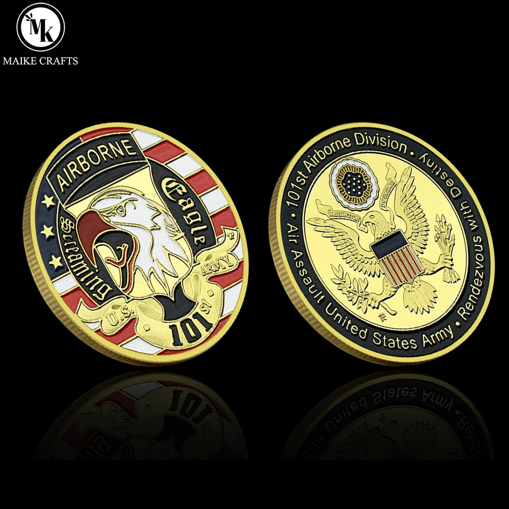 101st Airborne Division Challenge Coin US Army Commemorative Coin Military Collectible Gift