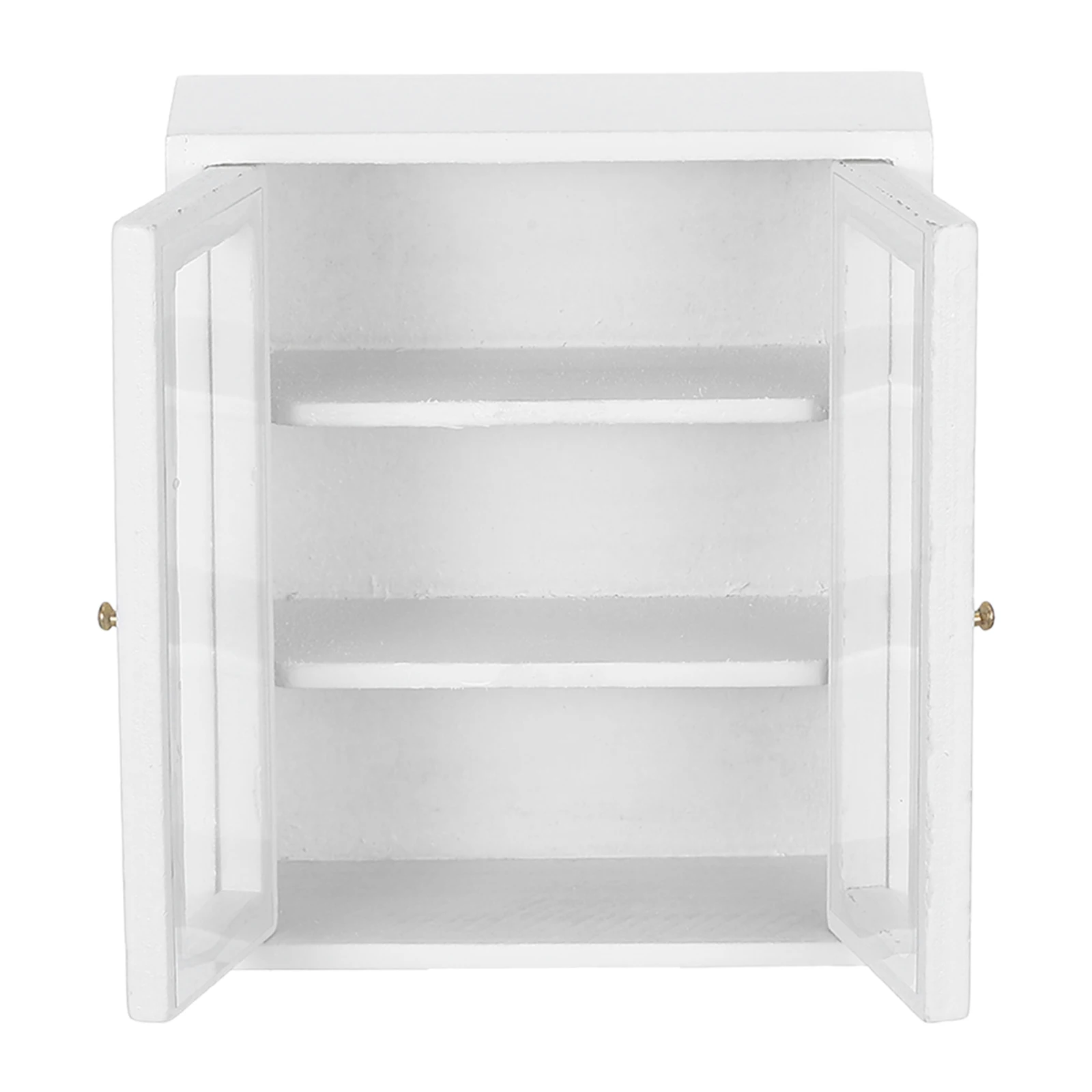 マイクロキャビネット家具ミニチュアディスプレイシェルフ木製ドールハウス壁を飾る