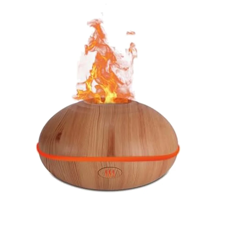 

SEWS-Colorful Volcano Diffuser Humidifier 200Ml Ultrasonic Flame Fire Humidifier With Auto-Off Protection Cool Mist Diffuser A