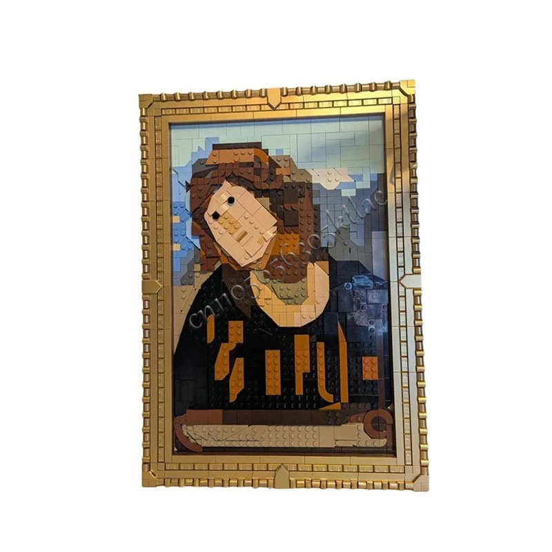 인기 있는 1528개 부품 MOC 유명 인물 퍼즐 모델 테크니컬 세트 DIY 조립 어린이 및 성인용 인기 장난감 선물